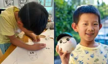 Thiết kế vật chỉ báo không trọng lực Artemis II của cậu bé 8 tuổi