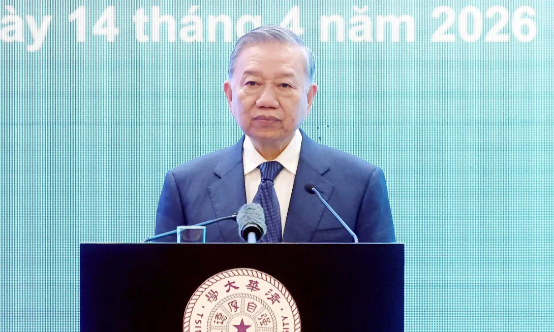 Tổng Bí thư, Chủ tịch nước Tô Lâm phát biểu tại Đại học Thanh Hoa