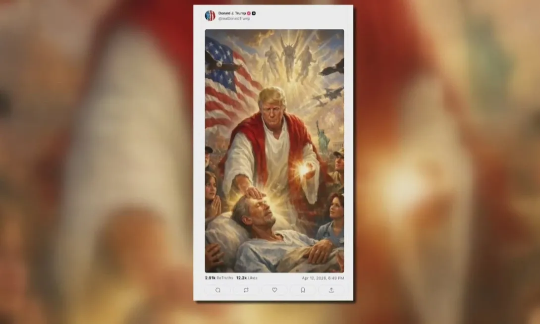 Ông Trump xóa bức ảnh chế 'bàn tay phát sáng'